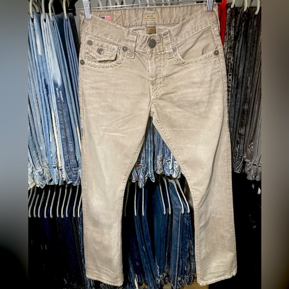 SOLD! Rare! 🇺🇸 Ricky Straight Khaki Colored SuperT in “BMA KHK CLDO TRL” 29x33 - Picture 11 of 11